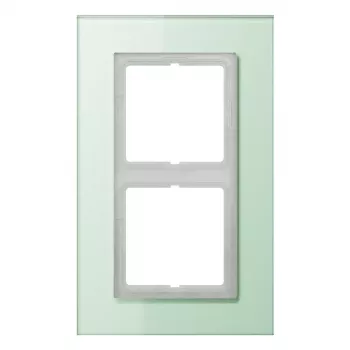 JUNG LSP 982 GLAS glasframe 2-voudig, LS PLUS, 115 x 186 x 11 mm