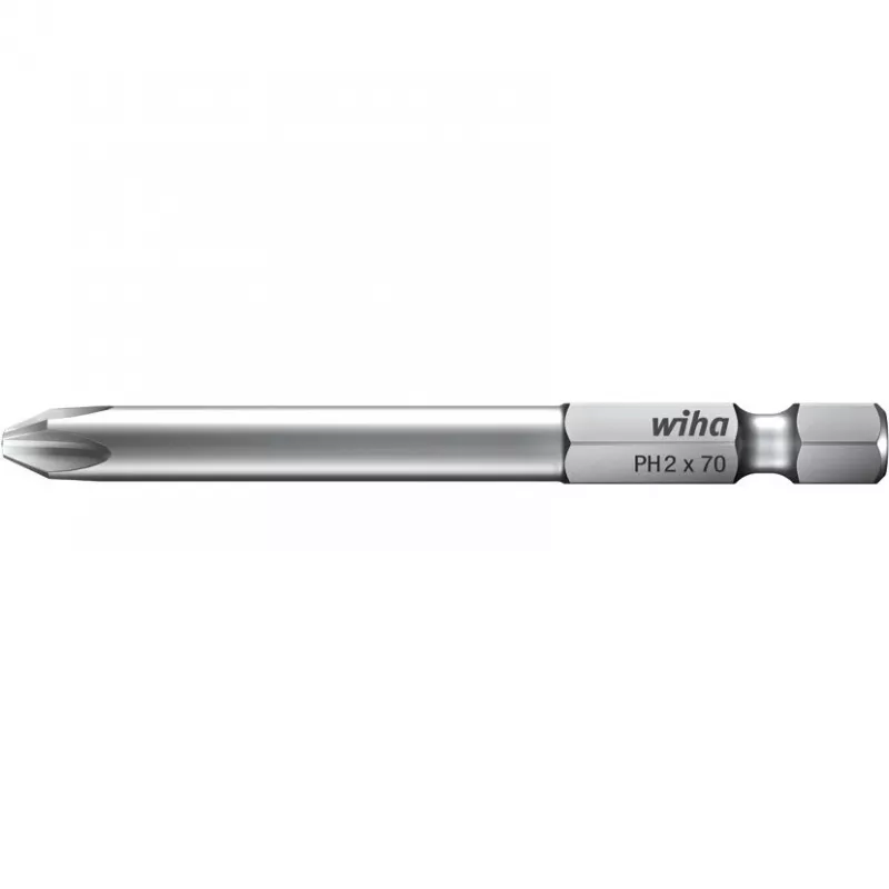 Wiha Phillips PH1 25mm Hex E6.3 chroom-vanadium bit 22509