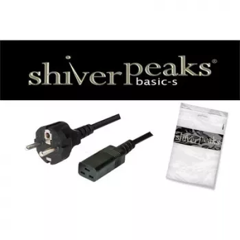 SHIVERPEAKS Basic stroomkabel Schuko naar IEC C19, 3 m, 16 A, zwart BS60015-S