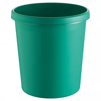HELIT H61058-52 ronde kunststof afvalbak 18L groen
