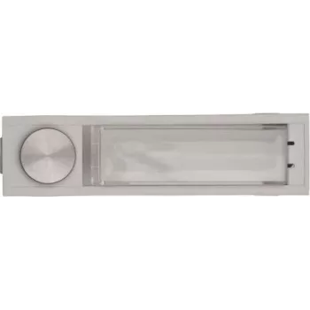 RITTO 1229922 rvs deurbelknop-inzet met naamplaatje voor Portier-serie