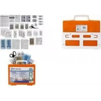 FIRST AID ONLY DIN 13157 EHBO-doos, oranje, IP54, ABS, wandmontage P-51002 00