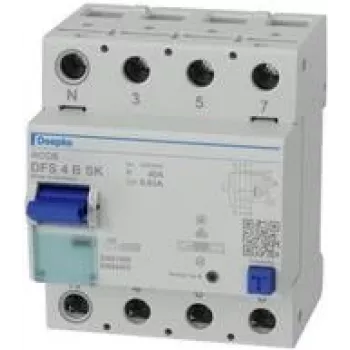 Doepke DFS4 100-4/0.30-B SK aardlekschakelaar (RCCB), 4-polig, 100 A, 300 mA, type B 09166998