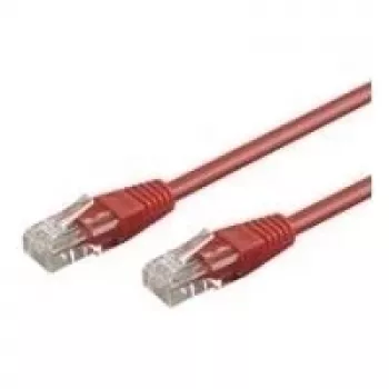 Wentronic Goobay CAT 5e patchkabel, U/UTP, rood, 2 m - CCA koperbekleed aluminium (68359)
