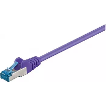 Wentronic Goobay CAT 6a S/FTP patchkabel, RJ45, violet, 3 m, LSZH, koper 93789