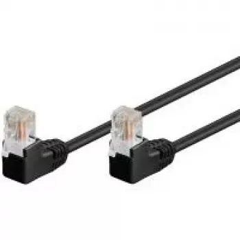 Wentronic 96086 Cat5e U/UTP RJ45 patchkabel, zwart