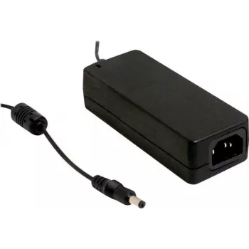 MEAN WELL GST60A48-P1J 60W 48V AC/DC desktop-voeding met 2,1x5,5mm DC-stekker
