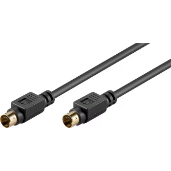 Wentronic AVK 157-500 S-videokabel 5,0 m zwart stekker naar stekker 50059