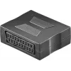 Wentronic Goobay SCART-adapter, SCART-bus naar SCART-bus, 21-pins, zwart 50771