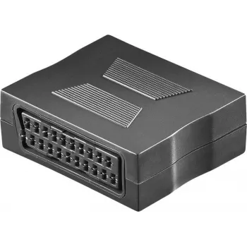 Wentronic Goobay SCART-adapter, SCART-bus naar SCART-bus, 21-pins, zwart 50771