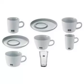Melitta Latte Macchiato glazen M-Cups, 330 ml, loodkristal, 130 mm hoogte - 12 stuks (18990)