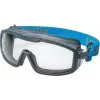 uvex i-guard+ Full Vision veiligheidsbril, helder glas, antraciet/blauw frame 9143267