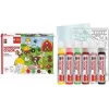 Marabu KiDS Window Color set Farm, 6 x 25 ml afwasbare raamverf, waterbasis, verwijderbaar, 1 set (0306000000006)