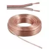 Wentronic Goobay luidsprekerkabel transparant CU, 10 m rol, 2 x 2,5 mm² 15130