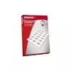 Kores universele etiketten, 99,1 x 93,9 mm, wit, 100 vellen, 6 etiketten per vel, 600 etiketten totaal, afgeronde rand L9993