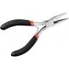 Wentronic platte ronde tang 125 mm met getande bekken (25 mm)
