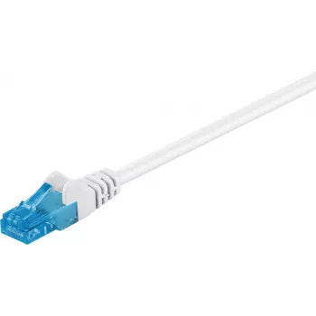 WENTRONIC Goobay CAT 6a patchkabel, U/UTP, wit, 1,5 m - LSZH halogeenvrij, koper (59825)
