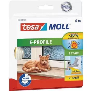 tesamoll 6m deur-/raamafdichtingsband zelfklevend bruin (05463-00121-00)