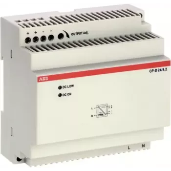 ABB CP-D 24/4.2 DIN-rail voeding 24V DC 4,2A 100,8W 1-fase 1SVR427045R0400