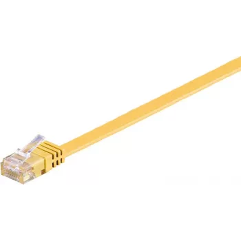 Wentronic RJ45 CAT6 0,5m patchkabel, U/UTP, geel 96396