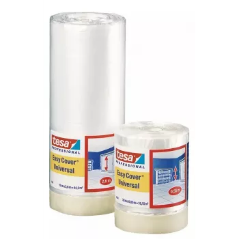 tesa Easy Cover® afdekfolie met geïntegreerd plakband 33 m x 2100 mm 04368-00000-03