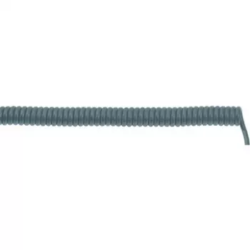 LAPP UNITRONIC SPIRAL LiF2Y11Y spiraalkabel, 4 x 0,25 mm², 200 mm ingetrokken / 800 mm uitgeschoven, grijs 73220351