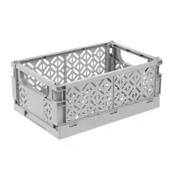 keeeper mini-vouwbox fritzi, maat M, Nordic Grey, 3,4 liter, opvouwbare decoratiebox, levensmiddelenecht, 1 stuk 1023313000000