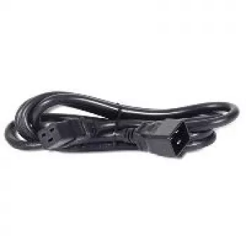 BACHMANN IEC C20 naar C19 stroomkabel 1m zwart 16A 250V 356.1228