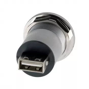 EXSYS EX-49191 inbouw USB-2.0-adapter, USB-A-bus naar USB-A-bus, metaal