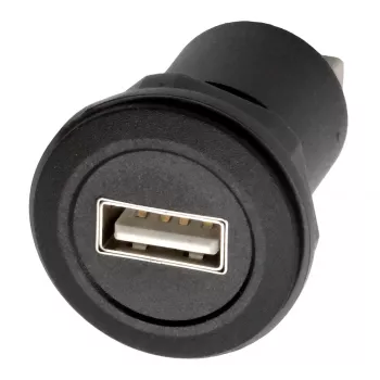 EXSYS EX-49212 USB 2.0 inbouwadapter, USB-A-bus naar USB-A-bus, zwart