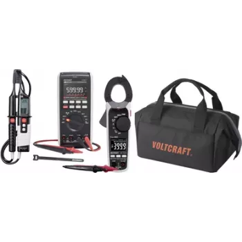 Voltcraft elektricien-multimeter en stroomtang-set VC-12884335-VC-8466760-Set CAT III 1000V CAT IV 600V
