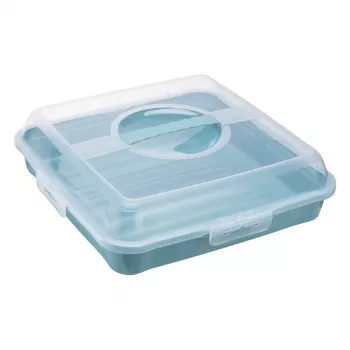 keeeper enrico taartdrager & party-butler, Nordic Blue, uitneembare taartbodem, ergonomische greep 1066468000000