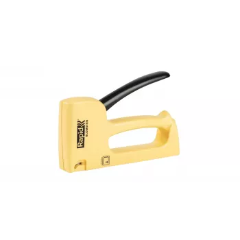 Rapid R13 Blomster handtacker voor fijndraadnietjes type 13, 4-10 mm, behuizing van gerecycled kunststof, stalen binnenonderdelen, geel (5001620)