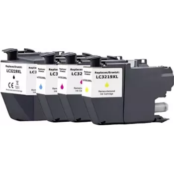 Renkforce compatibele inktcartridge-combipack voor Brother LC-3219XL serie – zwart, cyaan, magenta, geel (RF-6954012)