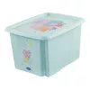 keeeper Karolina Peppa Pig opbergbox, 30 liter, aquamarijn, met deksel, stapelbaar 1223862433600
