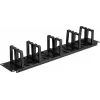 Renkforce RF-7116968 19 inch rack-kabelmanagementpaneel 2U 360° draaibare kabelhouders zwart