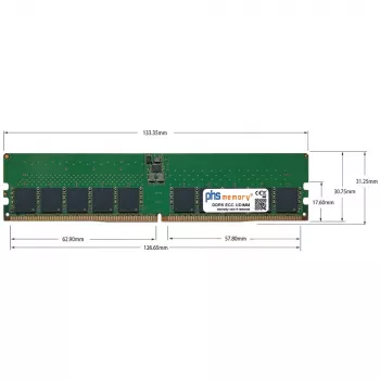 PHS-memory 16GB DDR5 UDIMM ECC 5600MHz PC5-44800E geheugenmodule voor ASRock AM5D4ID2 SP552420