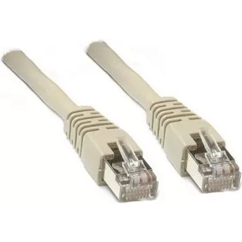 Wentronic Goobay CAT 5e crossover patchkabel, U/UTP, grijs-groen, 2 m - CCA kopergecoat aluminium (68864)