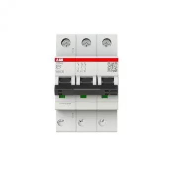 ABB SX203-B40 3-polige installatieautomaat, type B, 40 A, 400 V AC, 6 kA