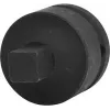 KS TOOLS 3/4 inch bus x 1/2 inch stekker impact-dopsleuteladapter, CrMo-staal, gefosfateerd, 45 mm, DIN 3121 / ISO 1174 (515.1372)