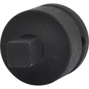 KS TOOLS 3/4 inch bus x 1/2 inch stekker impact-dopsleuteladapter, CrMo-staal, gefosfateerd, 45 mm, DIN 3121 / ISO 1174 (515.1372)