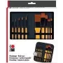 Marabu penseeletui met 10 acrylpenselen, ritssluiting-etui, universele sortering, synthetische haren, houten handvatten 1628000000002