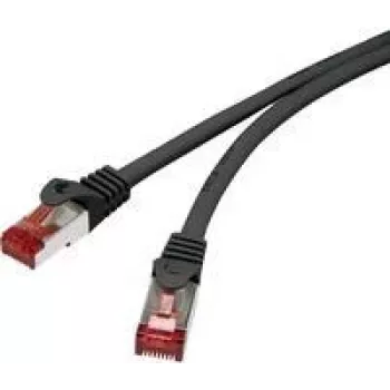 Renkforce RF-4979742 Cat6 S/FTP patchkabel, RJ45, 3m, zwart