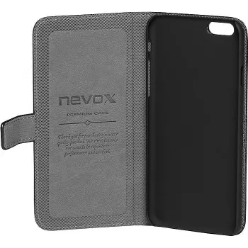 Nevox ORDO flipcase voor Sony Xperia Z5 - PU-leer, zwart