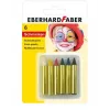 FABER-CASTELL EBERHARD FABER schminkstiften, kort, 6 kleuren, hoge intensiteit, dermatologisch getest, 1 set (579106)