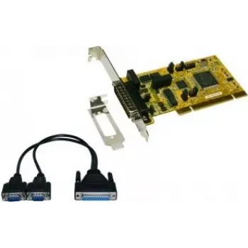 EXSYS EX-42372IS 2-poorts PCI RS-422/485 seriële kaart met overspanningsbeveiliging, low profile