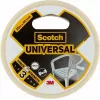3M Scotch Universal Tape 2000 wit 48 mm x 25 m, 6 rollen – meerdoelige PE-folietape voor bundelen, bevestigen, repareren & verzegelen 7100205295