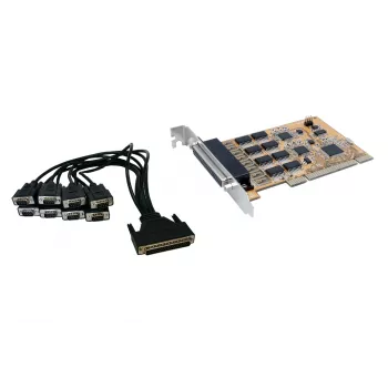 EXSYS EX-41088 8-poorts RS-232 seriële PCI-kaart met FTDI-chipset