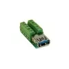 EXSYS EX-49060 adapter 10-pin USB 3.0 bus naar terminal block