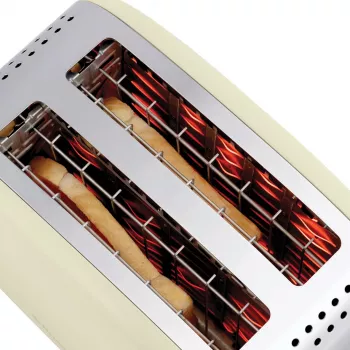 Russell Hobbs 26551-56 broodrooster voor 2 sneden, extra brede sleuven, ontdooi- en opwarmfunctie